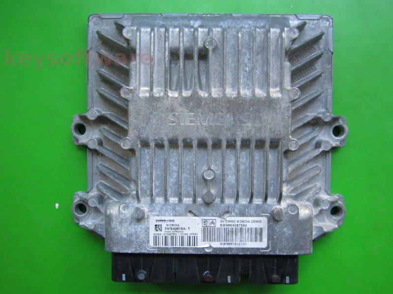 ECU Citroen C4 2.0HDI 9664287580 5WS40616A-T SID803A