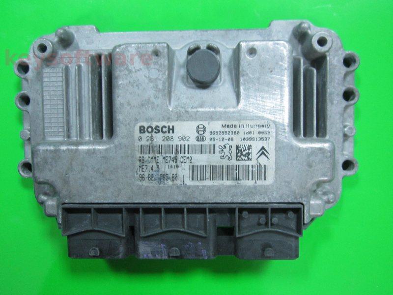 ECU Citroen C3 1.6 9662126580 0261208902 ME7.4.5