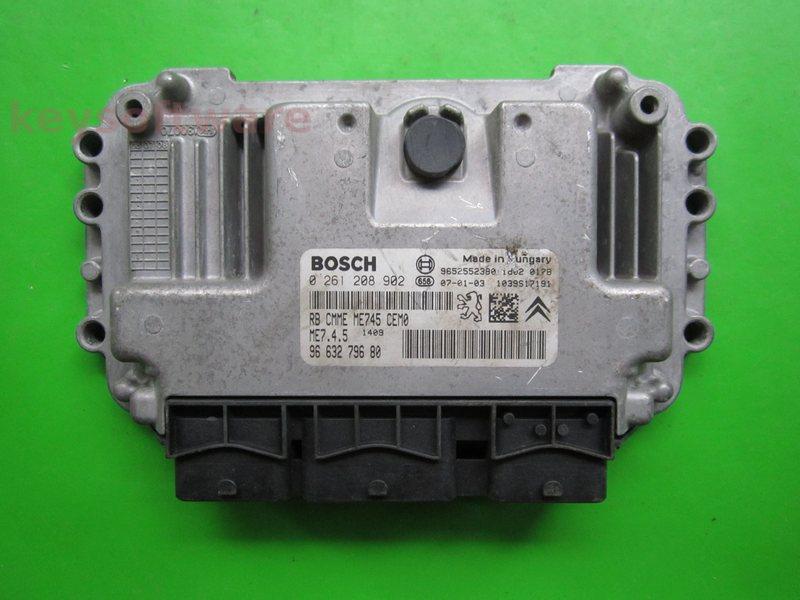 ECU Citroen C3 1.6 9663279680 0261208902 ME7.4.5 {