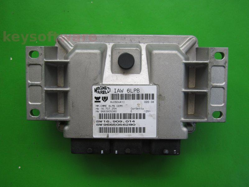 ECU Citroen C4 2.0 9665056280 IAW 6LPB