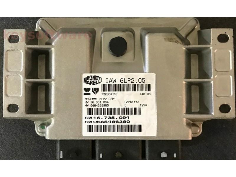 ECU Citroen C4 1.4 9665486380 IAW 6LP2.05 {