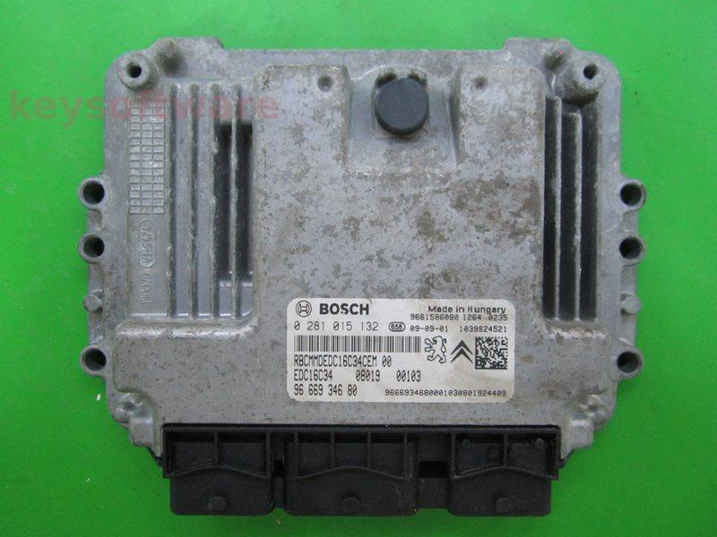 ECU Citroen Nemo 1.4HDI 9666934680 0281015132 EDC16C34 8HS