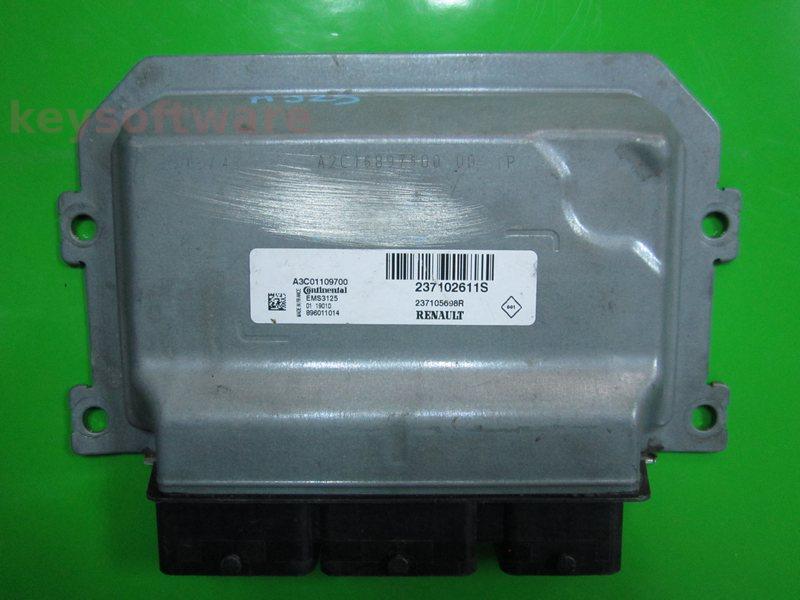 ECU Dacia Duster 1.6 237102611S 237105698R EMS3125