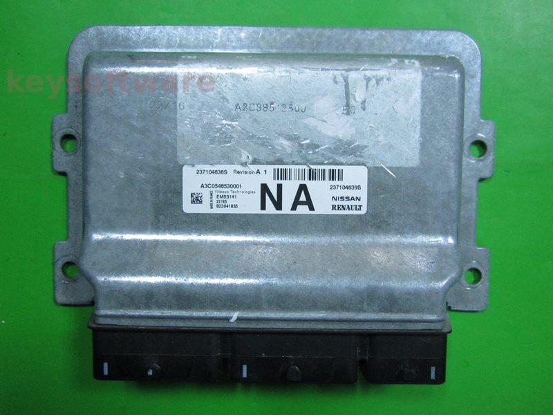 ECU Dacia Sandero 1.0 237104639S 237104638S EMS3141