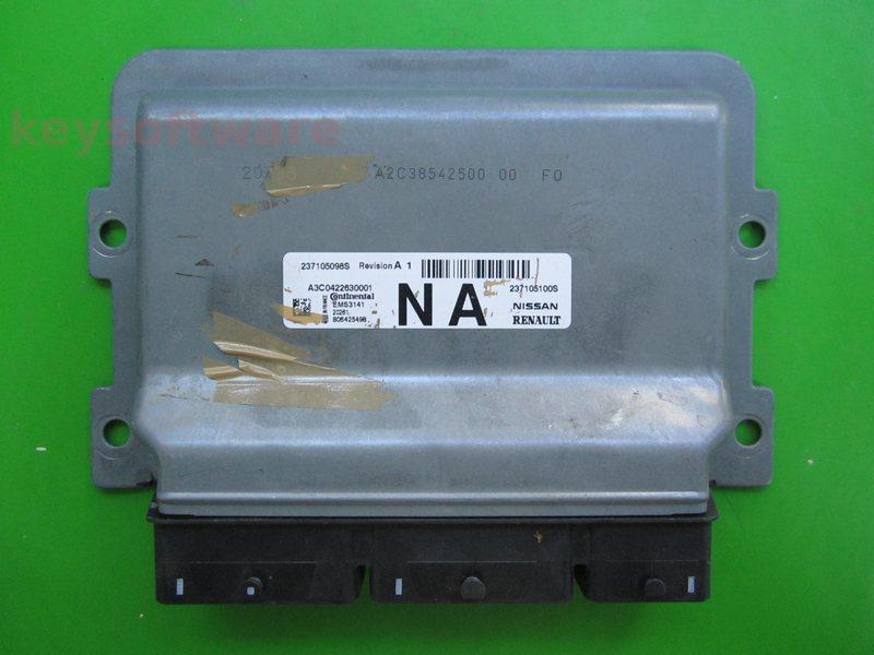 ECU Dacia Logan 1.0 237105098S 237105100S EMS3141