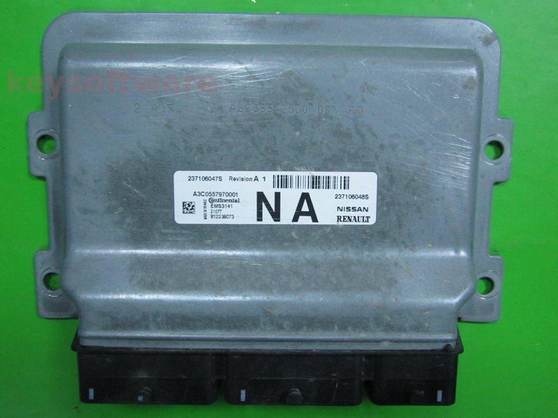 ECU Dacia Sandero 1.0 237106048S 237106047S EMS3141