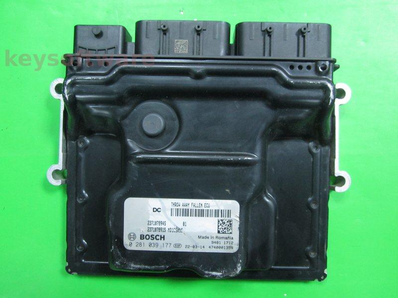 ECU Dacia Duster 1.5DCI 237107894S 0281039177 MD1CS016