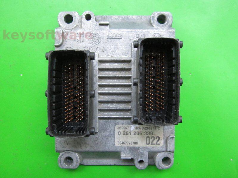 ECU Fiat Punto 1.2 46777878 0261206339 ME3.1_ME2.1