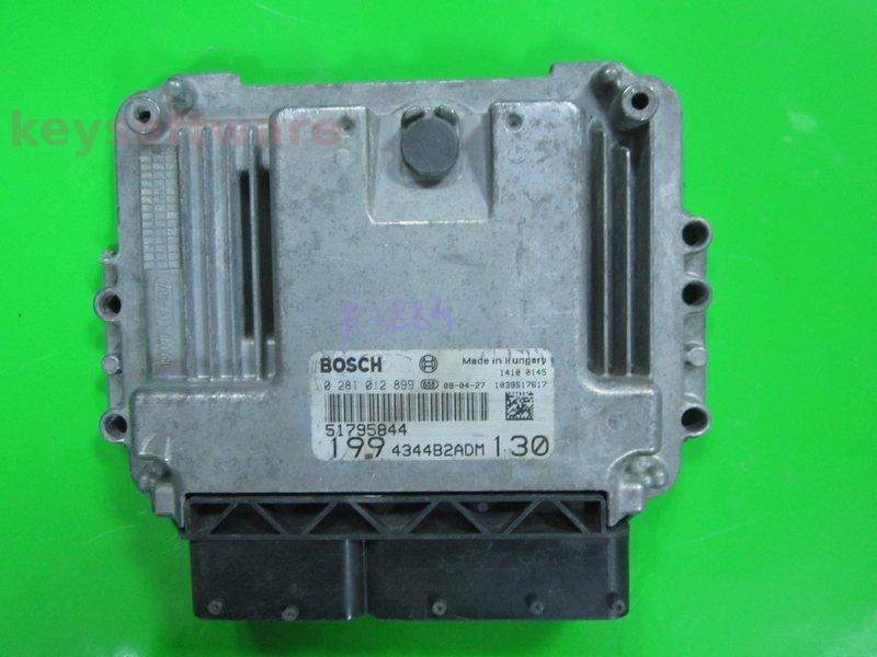 ECU Fiat Grande Punto 1.9JTD 51795844 0281012899 EDC16C39