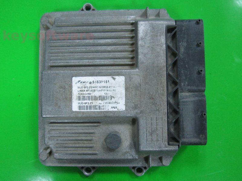 ECU Fiat Linea 1.3JTD 51839151 6F3.Z1 {