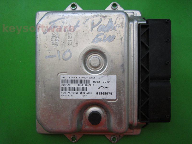 ECU Fiat Punto 1.4 51868975 8GMF.A6