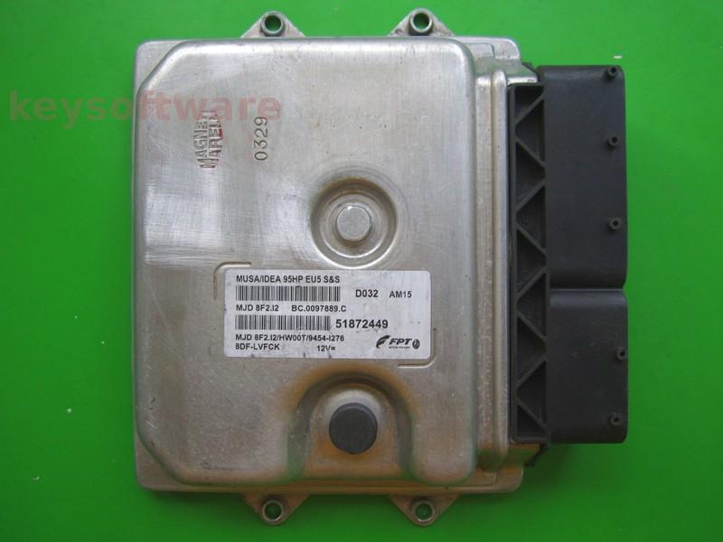 ECU Fiat Idea 1.3JTD 51872449 8F2.I2