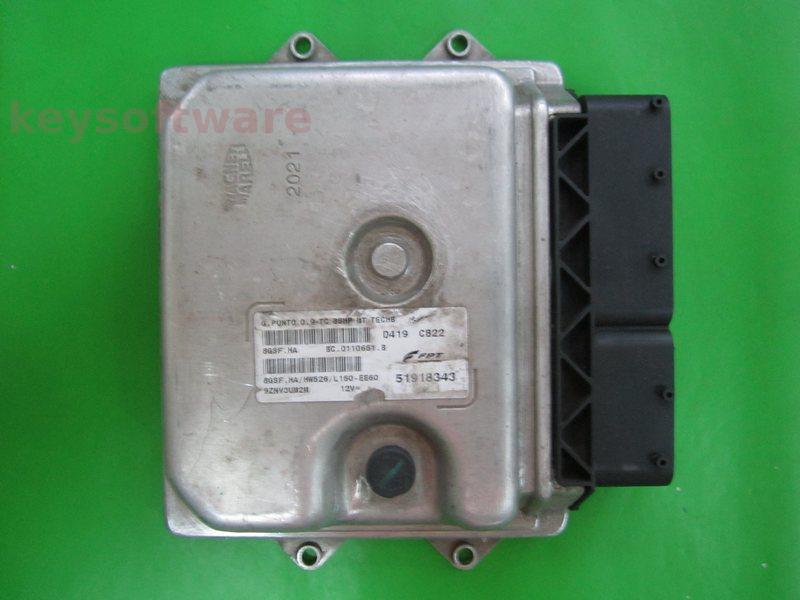 ECU Fiat Grande Punto 0.9 51918343 8GSF.HA