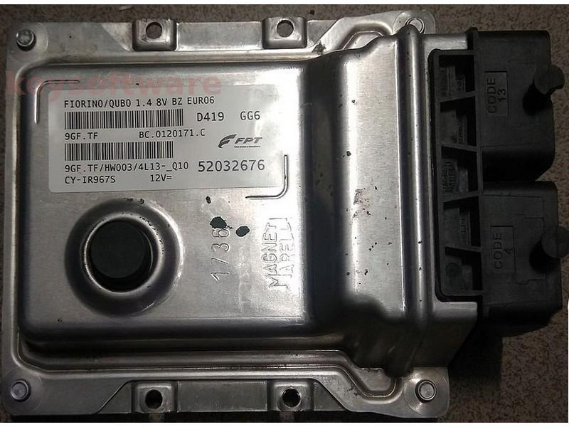 ECU Fiat Fiorino 1.4 52032676 9GF.TF EURO6 {