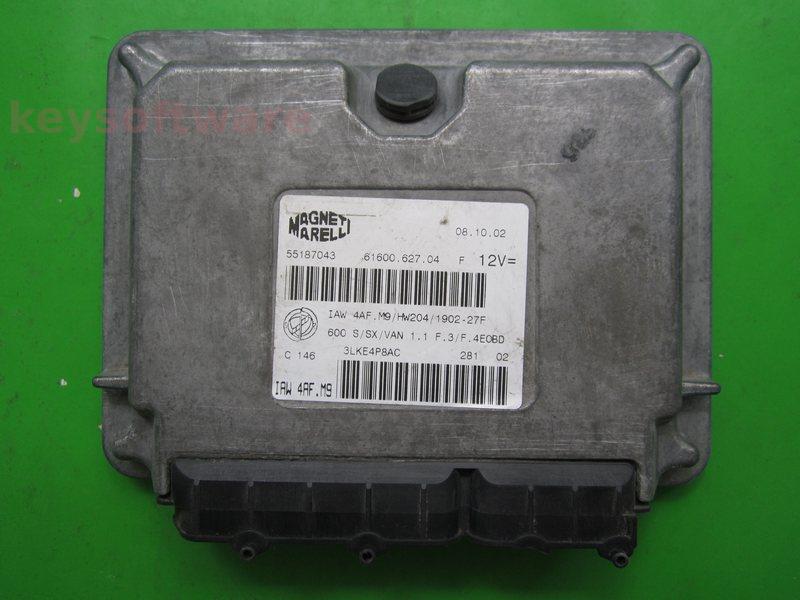 ECU Fiat Seicento 1.1 55187043 IAW 4AF.M9