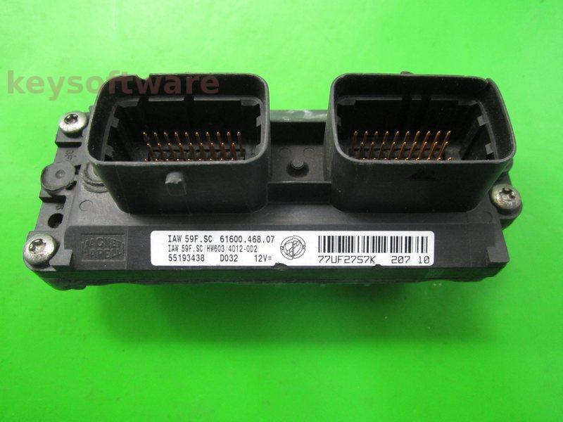 ECU Fiat Doblo 1.2 55193438 IAW 59F.SC HW603 VIRGIN {