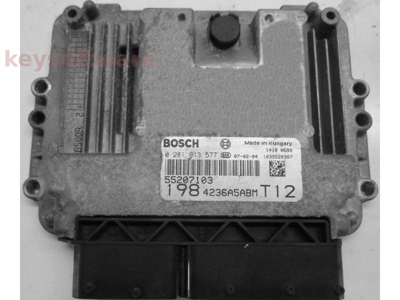 ECU Fiat Bravo 1.9JTD 55207103 0281013577 EDC16C39 {