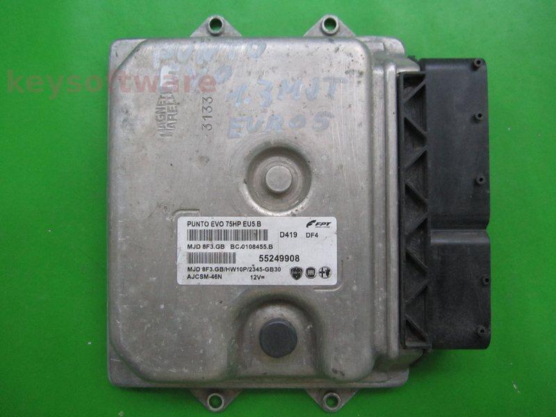 ECU Fiat Punto 1.3JTD 55249908 8F3.GB