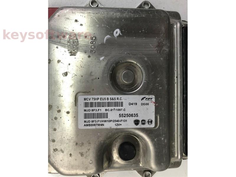 ECU Fiat Fiorino 1.3 55250635 8F3.F1 {