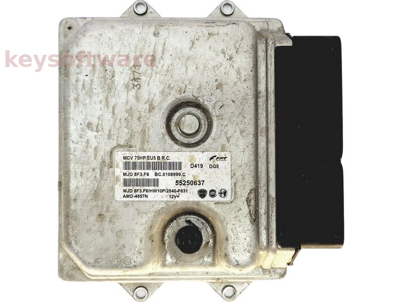 ECU Fiat Fiorino 1.3 55250637 8F3.F6 {