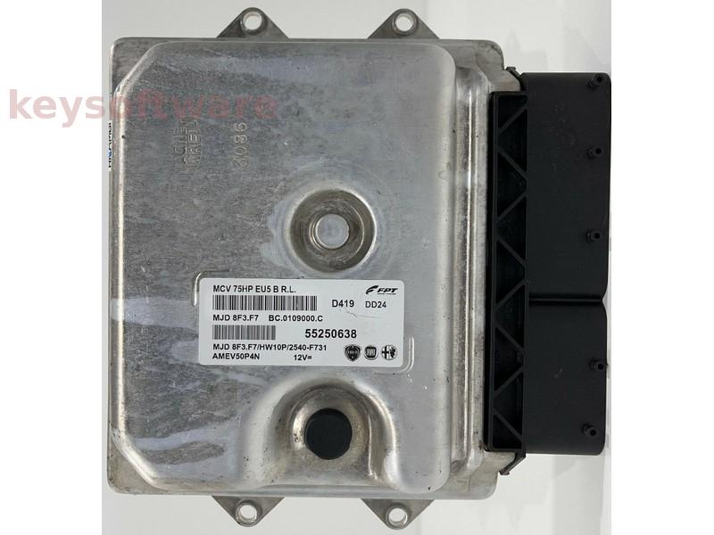 ECU Fiat Fiorino 1.3JTD 55250638 8F3.F7 {