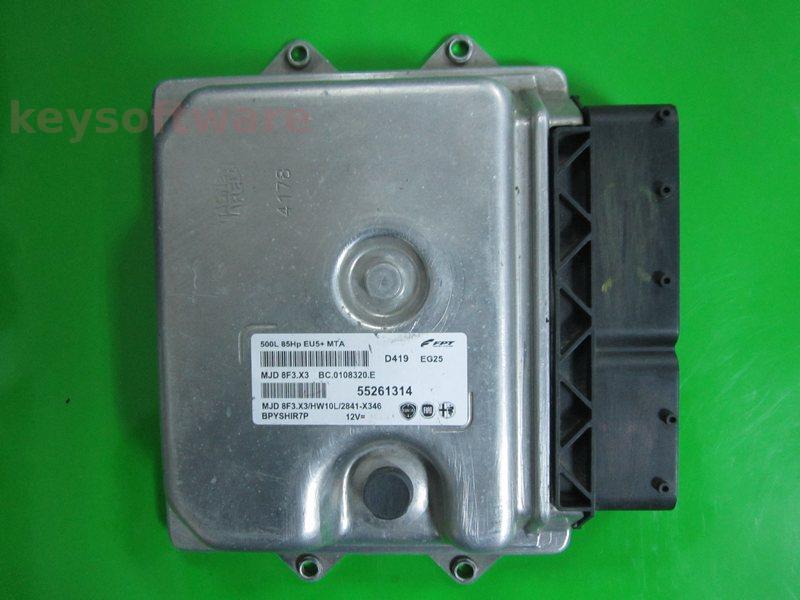 ECU Fiat 500 1.3 55261314 8F3.X3