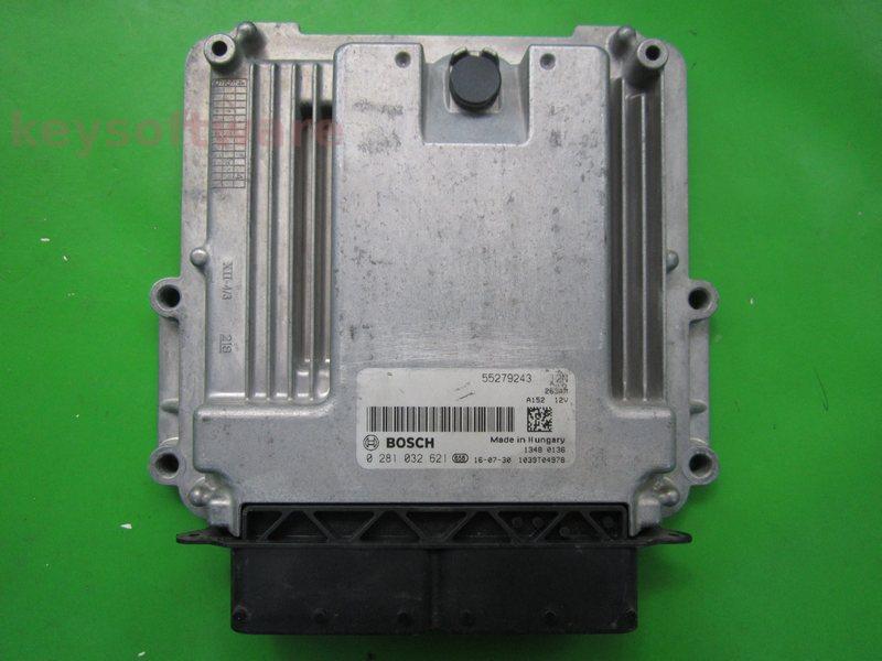 ECU Fiat Doblo 1.6 55279243 0281032621 EDC17C69