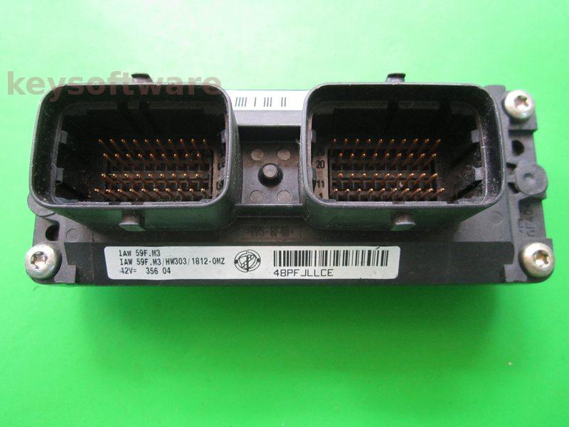 ECU Fiat Punto 1.2 71736339 IAW 59F.M3 HW303 VIRGIN }