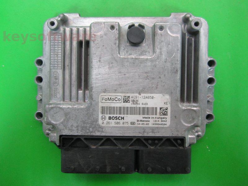 ECU Ford S-Max 2.0 AG91-12A650-KE 0261S06075 MED17.0