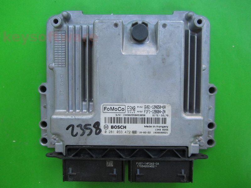 ECU Ford Kuga 1.5TDCI GV61-12A650-KA 0281033472 EDC17C70 }