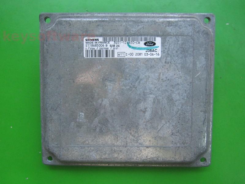 ECU Ford Fiesta 1.25 3S51-12A650-CB SIM24