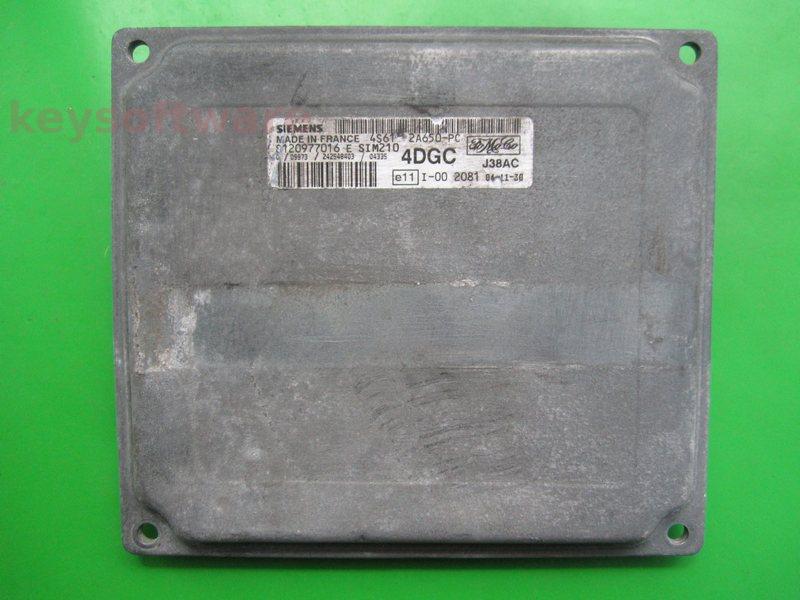 ECU Ford Fiesta 1.4 4S61-12A650-PC SIM210