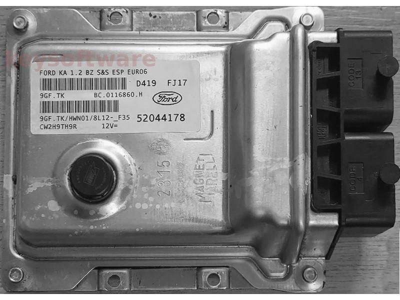 ECU Ford KA 1.2 52044178 9GF.TK {