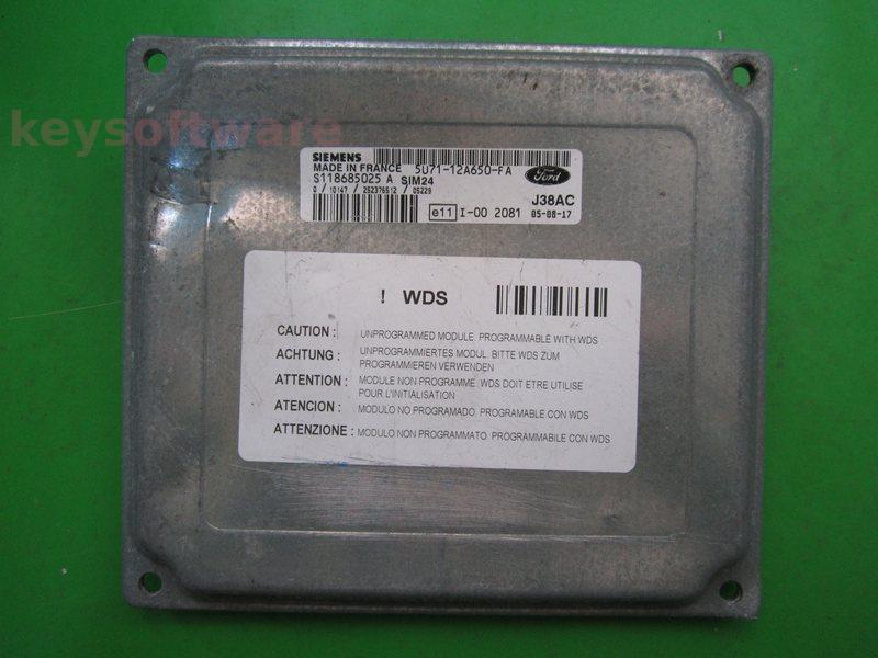 ECU Ford Ka 1.3 5U71-12A650-FA SIM24