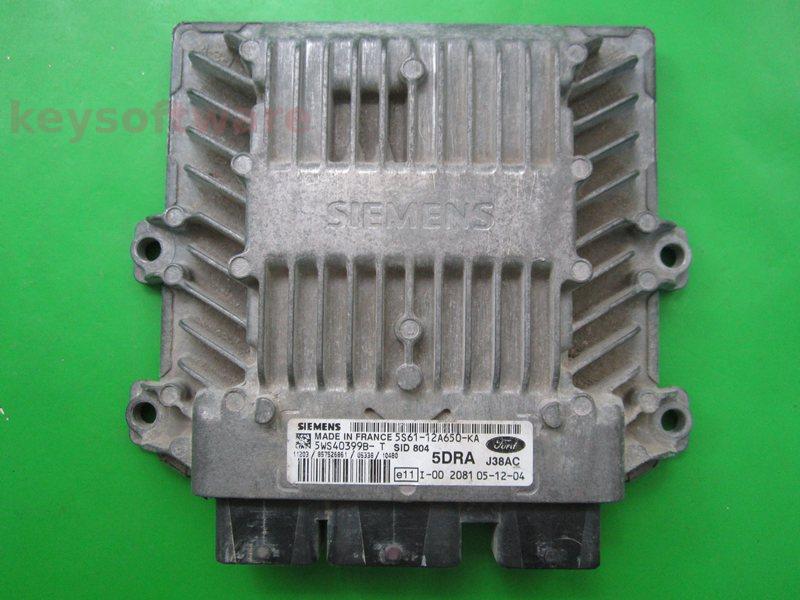 ECU Ford Fiesta 1.4TDCI 5S61-12A650-KA SID804