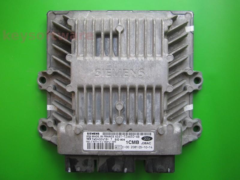 ECU Ford Fiesta 1.4TDCI 6S61-12A650-AB SID804 }