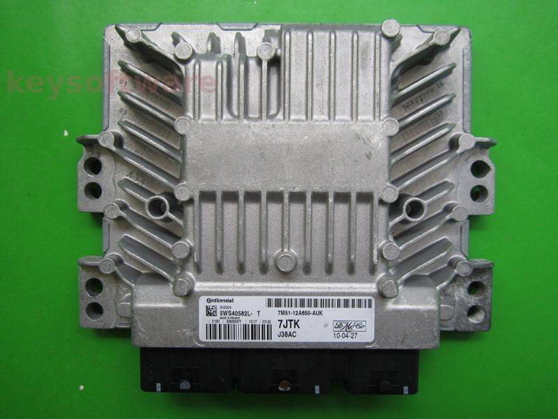 ECU Ford Focus 1.6TDCI 7M51-12A650-AUK 5WS40582L-T SID206