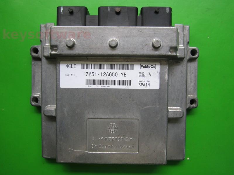 ECU Ford Focus 2.0 7M51-12A650-YE ESU-411