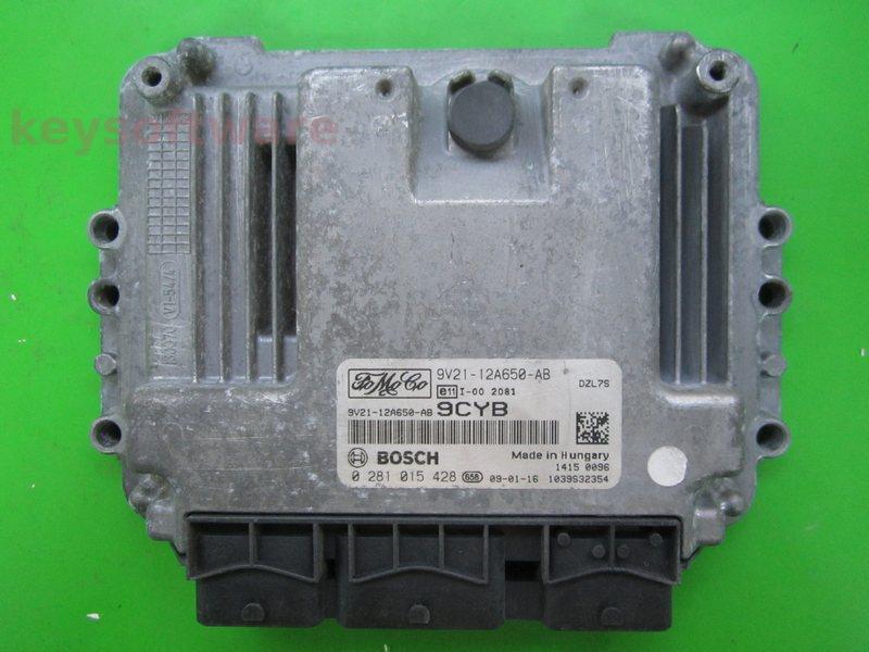 ECU Ford Fiesta 1.6TDCI 9V21-12A650-AB 0281015428 EDC16C34 {