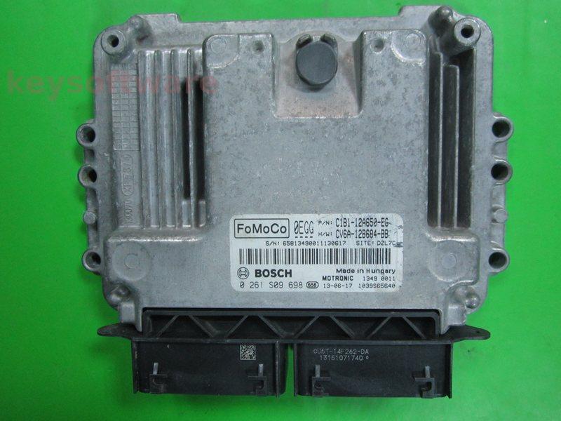 ECU Ford Fiesta 1.0 C1B1-12A650-EG 0261S09698 MED17.0.1