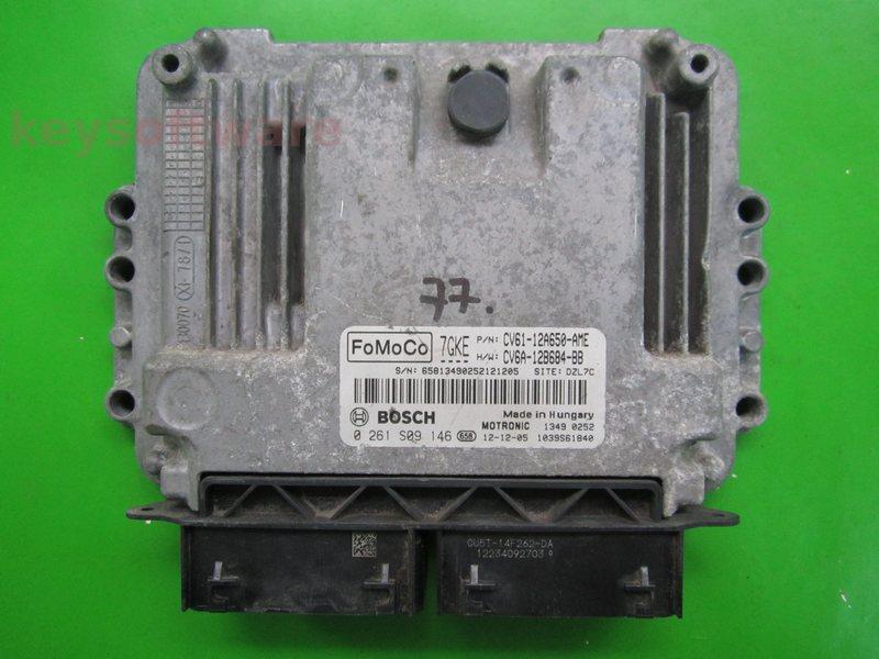 ECU Ford Focus 1.0 CV61-12A650-AME 0261S09146 MED17.0.1 {