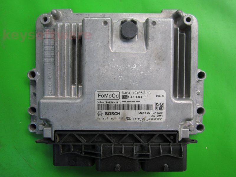 ECU Ford Fiesta 1.5TDCI DA6A-12A650-MB 0281031431 EDC17C10