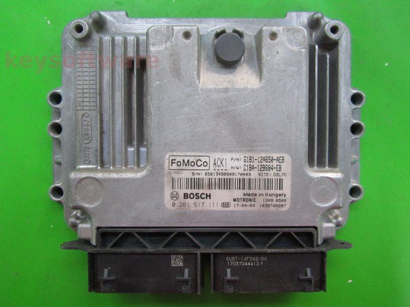 ECU Ford Fiesta 1.0 G1B1-12A650-AEB 0261S17111 MED17.0.1