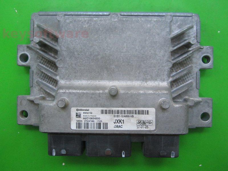 ECU Ford Fiesta 1.25 G1B1-12A650-VB EMS2102