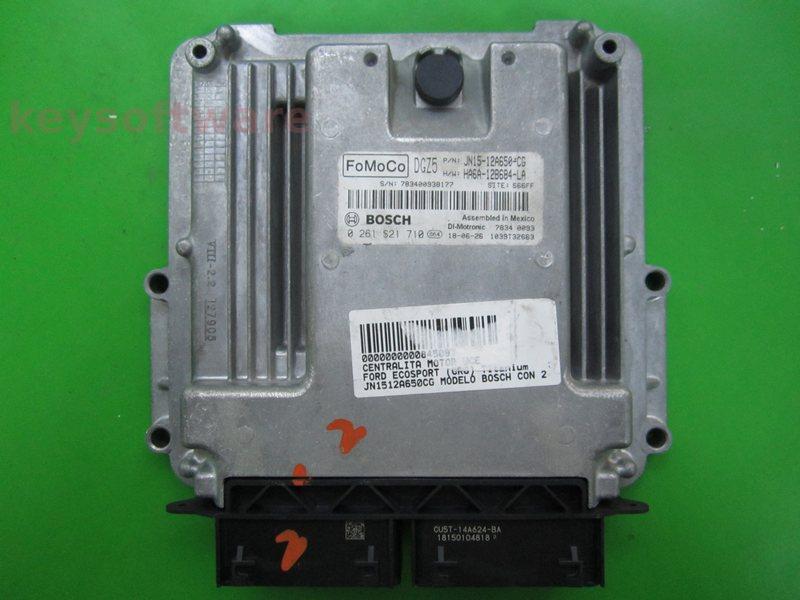 ECU Ford Ecosport 1.0 JN15-12A650-CG 0261S21710 MEDG17.0