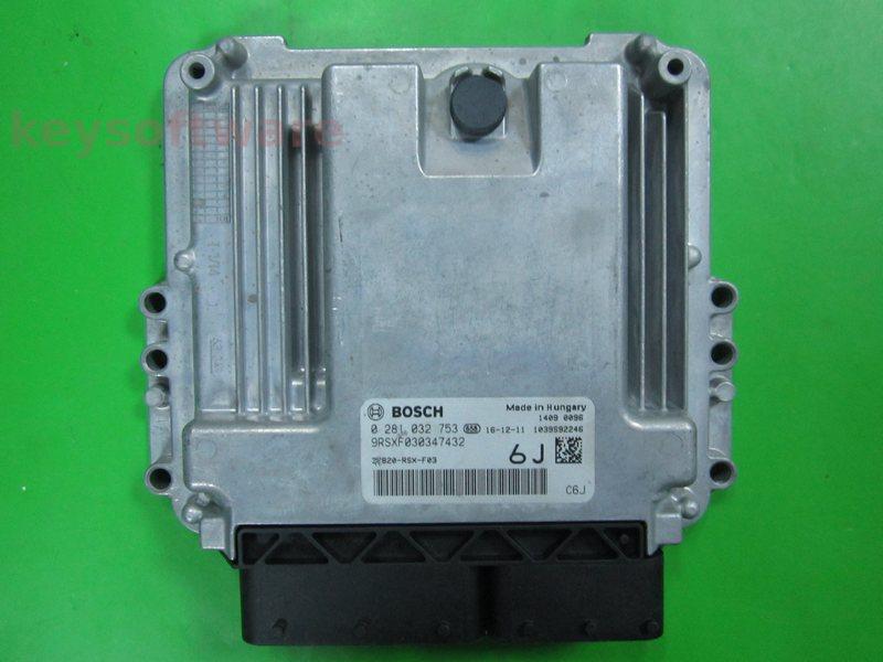 ECU Honda CR-V 1.6 37820-RSX-F03 0281032753 EDC17C58