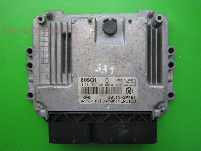 ECU Hyundai I30 1.6CRDI 39113-2A461 0281017434 EDC17C08