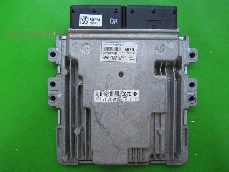 ECU Hyundai Kona 1.6CRDI 39100-2U120 9001230030KI SIM2K-510