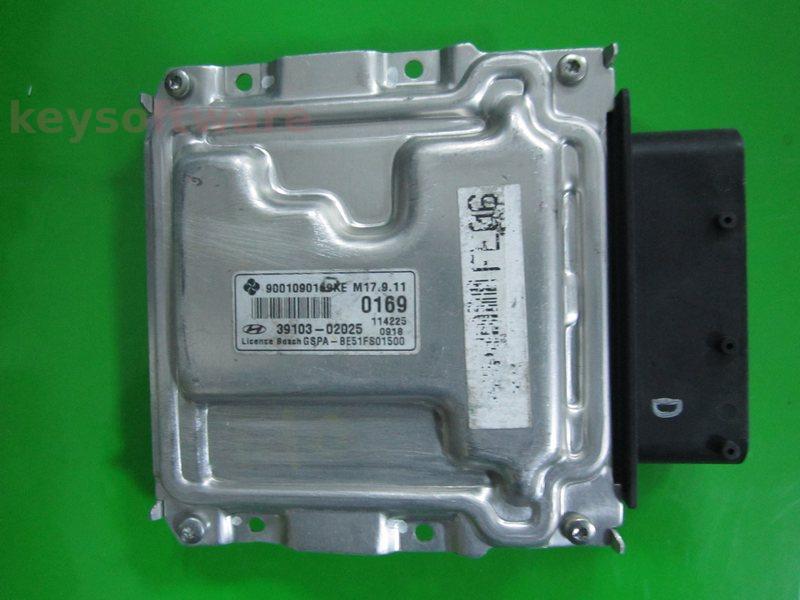 ECU Hyundai I10 1.2 39103-02025 9001090169KE M17.9.11