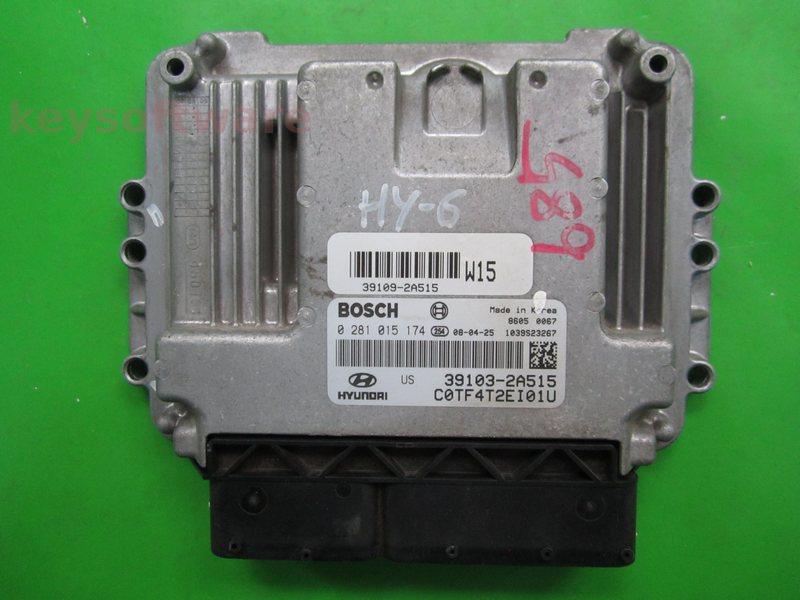 ECU Hyundai Getz 1.5 39103-2A515 0281015174 EDC16C39